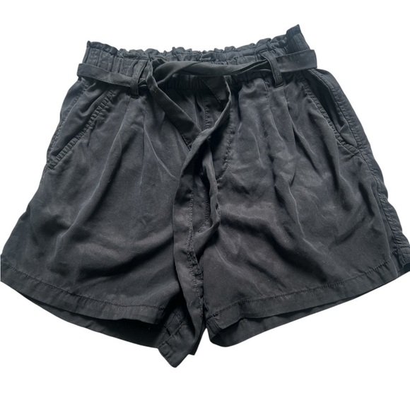 Sanctuary Pants - Sanctuary Women’s black short front tie